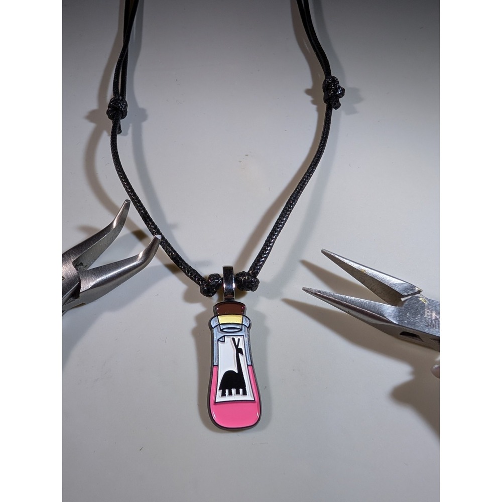Kuzco Llama Potion Enamel Pin Necklace Adjustable Disney Emperors New Groove